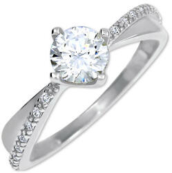 Soliter Brilio Arany női gyűrű kristályokkal 229 001 00806 07 56 mm