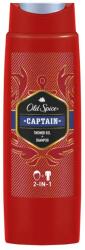 Old Spice Captain Tusfürdő És Sampon Férfiaknak, 250 ml