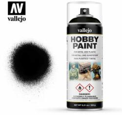 Vallejo 28012 Fekete alapozó festékspray 400ml (28012)