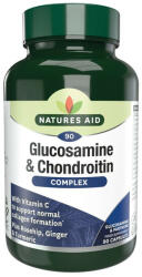 Natures Aid Complex de glucozamină și condroitină - Glucosamine & Chondroitin Complex (90 Capsule)