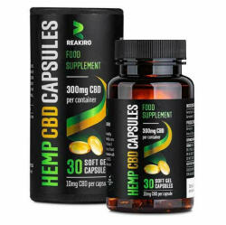 Reakiro CBD kapszula | 30 db | 300 mg - hempcsepp