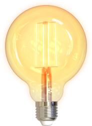 DELTACO SMART HOME SH-LFE27G95 izzó LED, E27, volfrám, WIFI, 5.5W, fehér, szabályozható