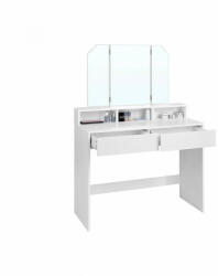 SONGMICS Fésülködőasztal / sminkasztal - összecsukható tükörrel - 97 cm (RDT115W01) - pepita