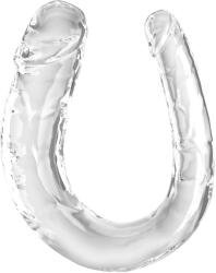 Pipedream King Cock Double Trouble Medium Clear Dildo