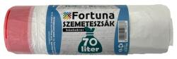 Fortuna Szemeteszsák FORTUNA 70L húzózáras fehér 65x70 cm 15 db/tekercs 657015H (657015H)