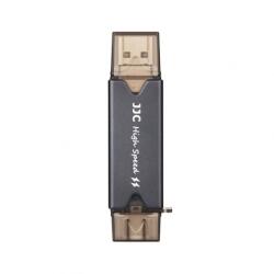 JJC USB 3.0 Card Reader - Gray (CR-UTC3 GRAY) - tripont