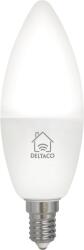 DELTACO SMART HOME SH-LE14CCTC izzó, LED, E14, gyertya, szabályozható