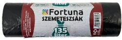 Fortuna Szemeteszsák FORTUNA 135L fekete 70x110 cm 10 db/tekercs 7011020 (7011020)