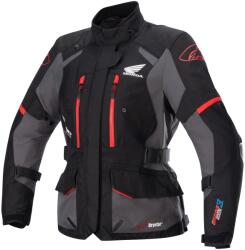 Alpinestars Stella Andes Drystar Honda kollekció 2024 motoros női kabát fekete-szürke