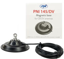 PNI Baza magnetica PNI 145/DV 145mm contine cablu 4m si mufa PL259 (PNI-145-DV) - pcone