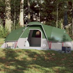 vidaXL 11 személyes zöld vízálló kupolás családi sátor (94566)