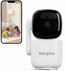  BabyTime BT Cube vezeték nélküli beltéri biztonsági kamera, 2K - fehér