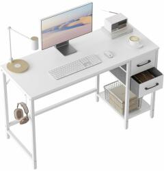  Cubiker fa íróasztal, fiókokkal, 100x50x75cm - fehér (DLD-40W) (DLD-40W)