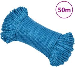 vidaXL kék polipropilén munkakötél 3 mm 50 m (152958)