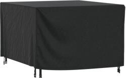 vidaXL fekete 420D vízálló kerti bútorhuzat 135 x 135 x 90 cm (364810) - vidaxl
