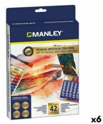 Manley Set de pictură Manley Multicolor Creioane ceară colorate (6 Unități)