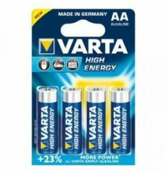 VARTA Baterie Alcalină Varta AA LR06 4UD 1, 5 V 2930 mAh High Energy 1, 5 V 4 Piese (20 Unități) Baterii de unica folosinta