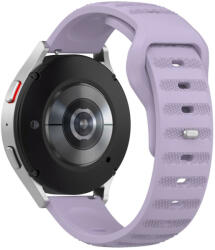 Techsuit Samsung Galaxy Watch 4/5/Active 2 / Huawei Watch GT 3 / GT 3 Pro okosóra szíj, szilikon, lila, Techsuit - gsmlive
