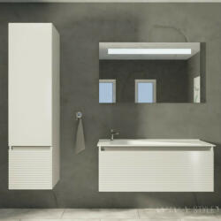 TMP cabinets TROYA100 fali fürdőszobabútor Akrivit öntött márvány mosdókagylóval 100 cm (00400042) - watermarkt