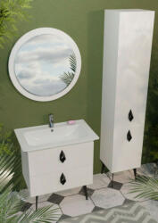 TMP cabinets KEOPS 70 lábon álló fürdőszobabútor 70 cm CeraStyle Blue porcelán mosdókagylóval (00400784) - watermarkt