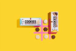 NÄNOSUPPS Nanosupps - Cookies - Csokoládéval Bevont Omlós Keksz - 2 X 128g