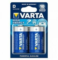 VARTA Baterie Varta LR20 D 2UD 1, 5 V 16500 mAh High Energy (2 pcs) 2 Ah 1, 5 V 2 Piese (10 Unități) Baterii de unica folosinta
