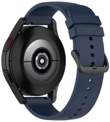 Techsuit Samsung Galaxy Watch 4/5/Active 2 / Huawei Watch GT 3 / GT 3 Pro okosóra szíj, szilikon, sötétkék, Techsuit - gsmlive - 2 890 Ft