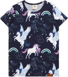 Walkiddy Tricou 'Unicorns & Pegasuses' albastru, Mărimea 110