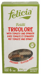 Felicia Bio Bio rizs fusilli trikolor gluténmentes tészta 250 g - reformnagyker