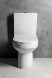 SAPHO Vermet monoblokkos kerámia WC csésze 37x63, 5 cm vario kifolyású, fehér VR038 (VR038)