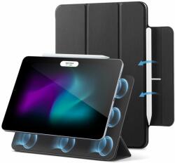  Tablettok iPad Pro 13 2024 (7. Gen, 13 coll) - ESR REBOUND fekete smart case ceruza tartóval, mágneses rögzítéssel