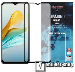 MyScreen ZTE Blade V40 Design, V50 Design 5G, MYSCREEN DIAMOND GLASS EDGE üvegfólia, 9H, 0.33 mm, Full, FEKETE (MD8117TG DEFG BLACK)