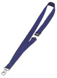 DURABLE Azonosítókártya-tartó, nyakba akasztható, biztonsági csattal, DURABLE, kék (DB813707) - irodaoutlet