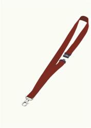 DURABLE Azonosítókártya-tartó, nyakba akasztható, biztonsági csattal, DURABLE, piros (DB813703) - irodaoutlet