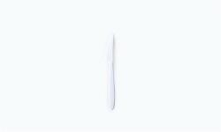  Kés, műanyag, többször használatos, 18, 5 cm, 50 db "Venus", fehér (KHMU229)
