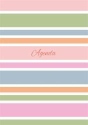 Dayliner Naptár, tervező, A5, heti, DAYLINER "Colors Stripes (NCA5HST)