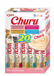 Churu Cat Varieties, Recompense Cremoase pentru pisici cu Fructe de Mare, 20 buc, 280 g