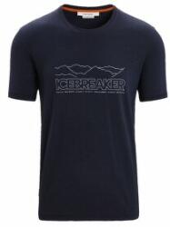 Icebreaker Central Classic SS Tee Icebreaker Story Men Tricou cu mânecă scurtă Icebreaker Midnight Navy XL