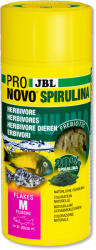 JBL | ProNovo | Spirulina | Flakes M | Pehelytáp | Növény és algaevő halak számára - 160 g/1000 ml (JBL31133)