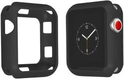 Utángyártott iKi Apple Watch 42mm szilikon tok - fekete