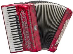 Soundsation B41120-RD - 120 bass 4/5 key accordion red - D976D