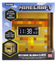 Paladone Paladone, Minecraft: Bee Hive, 4, 33", LED világítás, USB, Vezetékes, Digitális ébresztőóra (PP8937MCF)