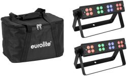 EUROLITE Set 2x LED Silent Bar 16x4W RGB/WW + Soft Bag (20001020)
