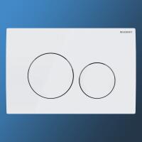 Geberit Delta20 WC tartály nyomólap, kétmennyiséges, alpin fehér (115.127.11.1) - radiator-kazan