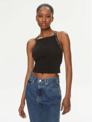 Calvin Klein Jeans Top Logo J20J223110 Negru Slim Fit