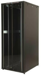 Lande LN-CK26U6060-BL CK 19" 26U 600x600 fekete álló rack szekrény