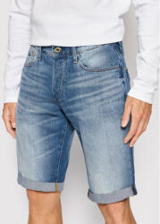 G-Star Raw Pantaloni scurți de blugi 3301 1/2 D07432-8973-071 Bleumarin Straight Fit