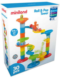 Miniland Óriás dupla golyópálya (Roll and Pop Tower), Miniland ML97283 (CKJ16629)