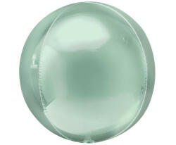  Egyszínű gömb lufi 16" 40cm Orbz, Menthol (LUFI731257)