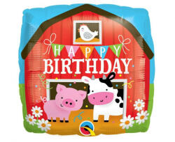 Qualatex Lufi 18" 46cm Happy Birthday, Farm (LUFI287327)